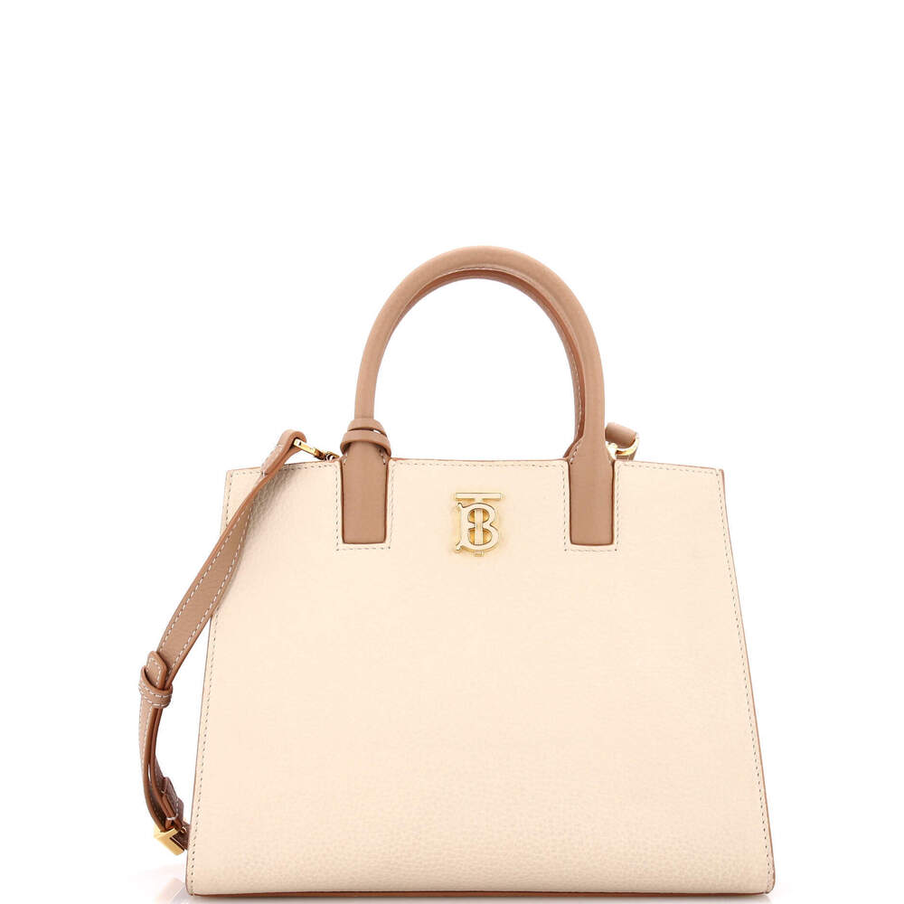 Burberry Mini Frances Tote Leather